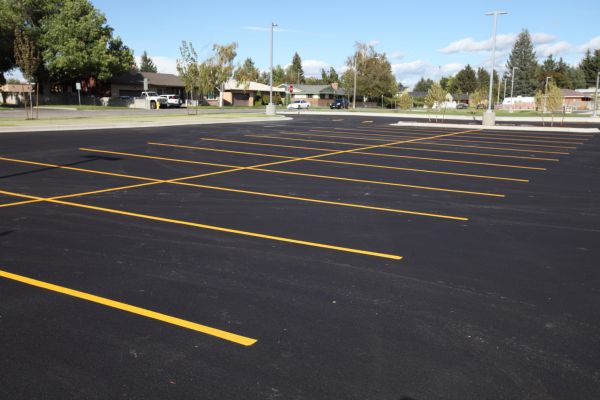Parking Lot Washing in Camas